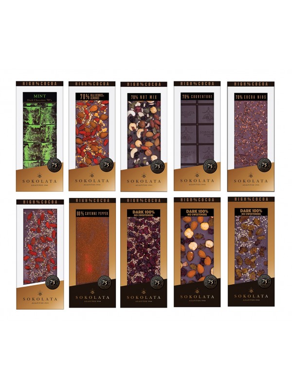 10 Premium Chocolate Bars 100g OF YOUR CHOICE [#17-17]